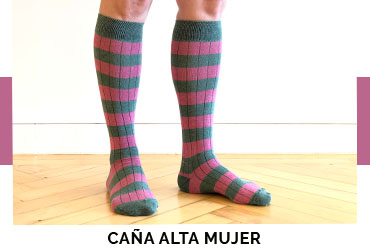 Calcetines de mujer de caña alta Four Cottons